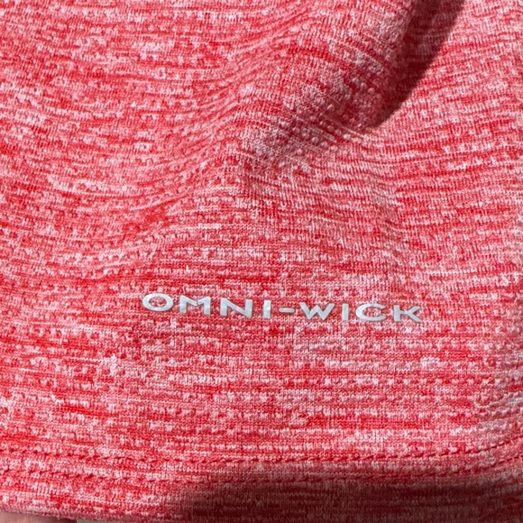 Columbia Red Heathered Long Sleeve Shirt - Picture 3 of 6